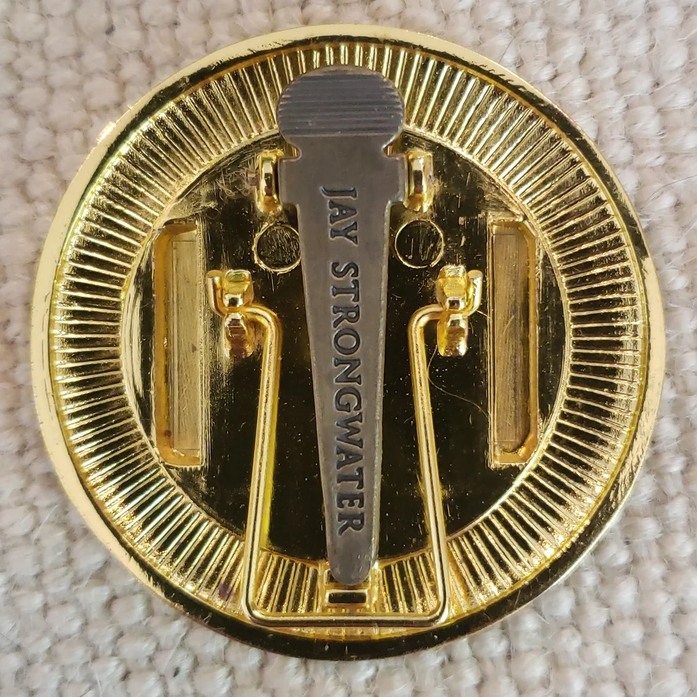 JAY STRONGWATER x NEIMAN MARCUS Collab Collectors Mini Frame Green Gold - Picture 6 of 10